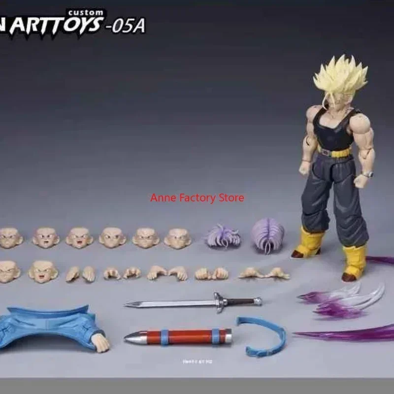 Figurine Dragon Ball Shf Super Saiyan Trunks, jouet d'action, modèle de poupées à collectionner, ornement, cadeau de Festival, en Stock