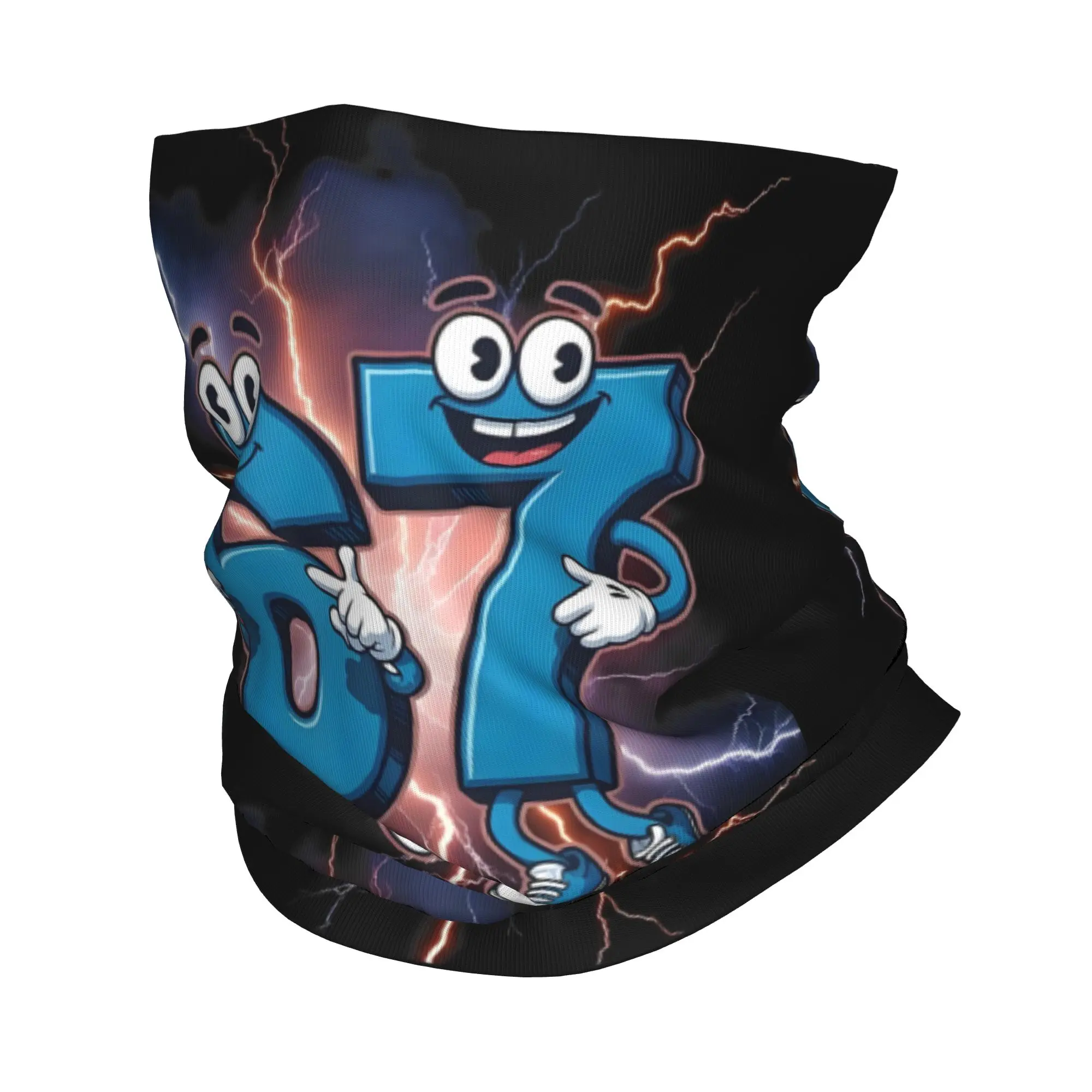 Custom Brainrot 67 Six Seven  Bandana Neck Warmer Women Men Winter Ski Tube Scarf Gaiter Italian Gaming Meme Face Cover