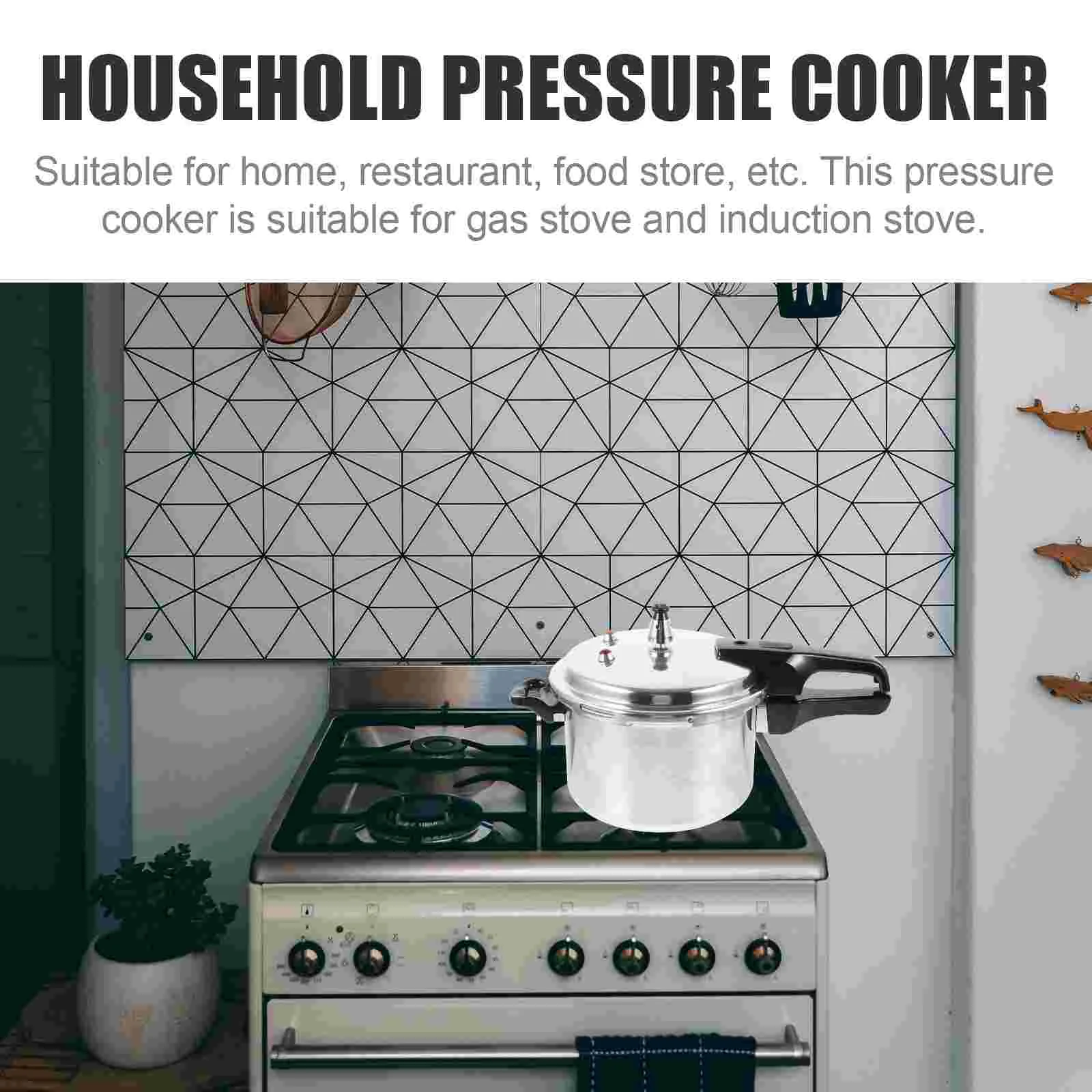 Aluminum Alloy Pressure Cooker Pot Stovetop Induction Gas Stove Cookers for Cooking Stove Top Pressure Cooker Home Kitchen