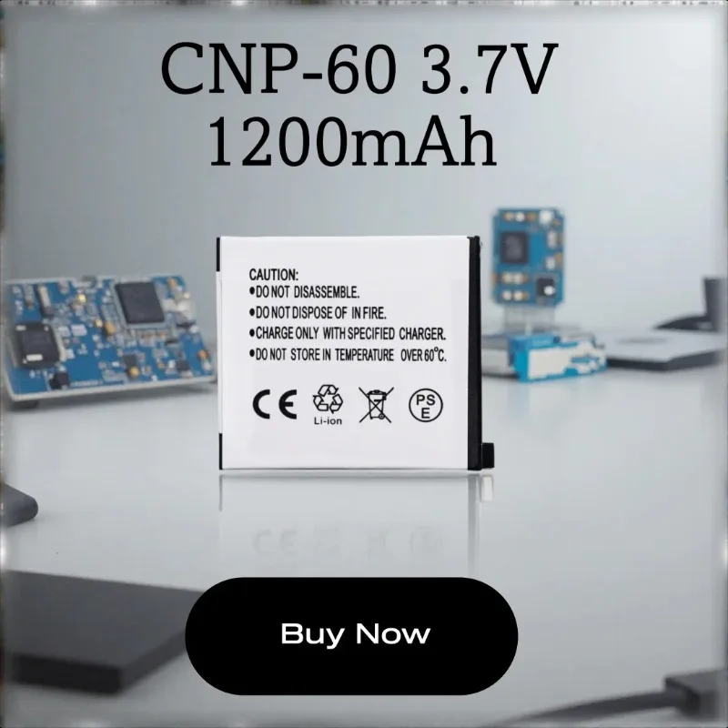

High Quality Replacement Camera Battery CNP-60 3.7V 1200mAh For Casio EX-Z80 S10 Z85 Z90 S12Z9 FS10 Z20 Z29 CNP 60 CNP60 NP60