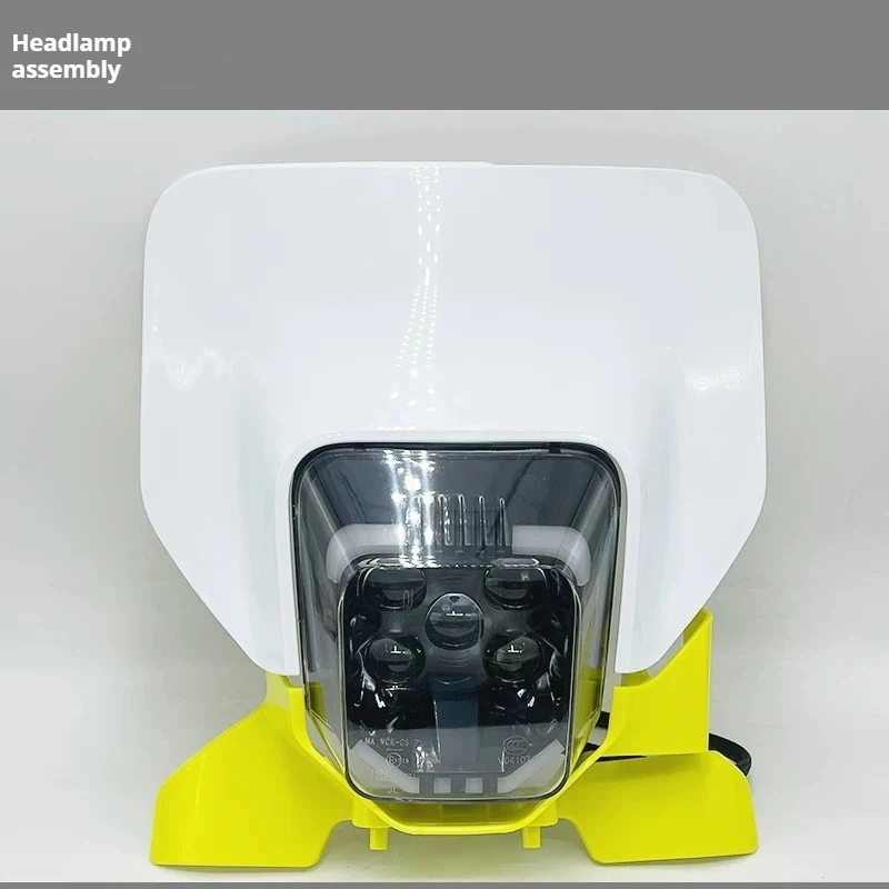 For 2024 Husqvarna Headlight Shell Motorcycle LED Headlight Wick Headlamp Assembly Dirt Bike Motocross Accessories