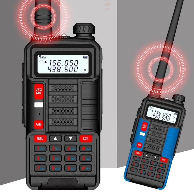 วิทยุสองทางสำหรับ BAOFENG UV10R V2 10W ที่มีประสิทธิภาพ 5-10KM ไร้สายระยะไกลเครื่องส่งรับวิทยุช่องอัพเดตจาก UV-5R UV5R