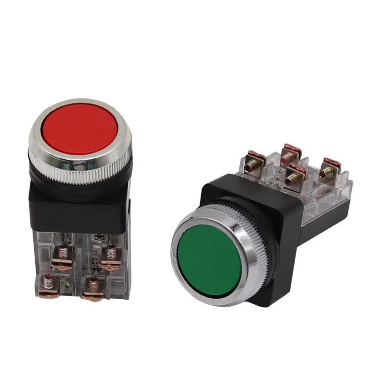 10 Uds TBK-25 (15mm) TBK-30 (30mm) cabeza de seta interruptor de botón de parada de emergencia TBM-3 TSS-30/2 TSS-30/3
