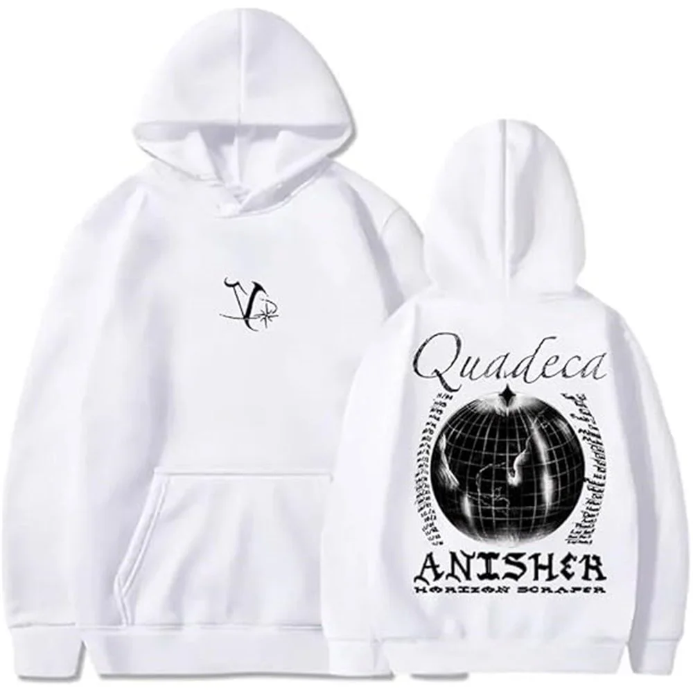 Quadeca Vanisher Tour 2025 Merch Hoodie Unisex Stylish Casual Long Sleeve Pullover