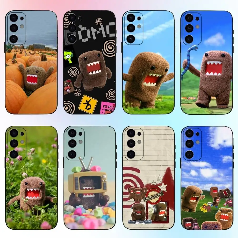 

Cute DOMO-KUN Art Phone Case For Samsung S25,S24,S21,S22,S23,S30,Ultra,S20,Plus,Fe,Lite,Note,10,9,5G Black Cover