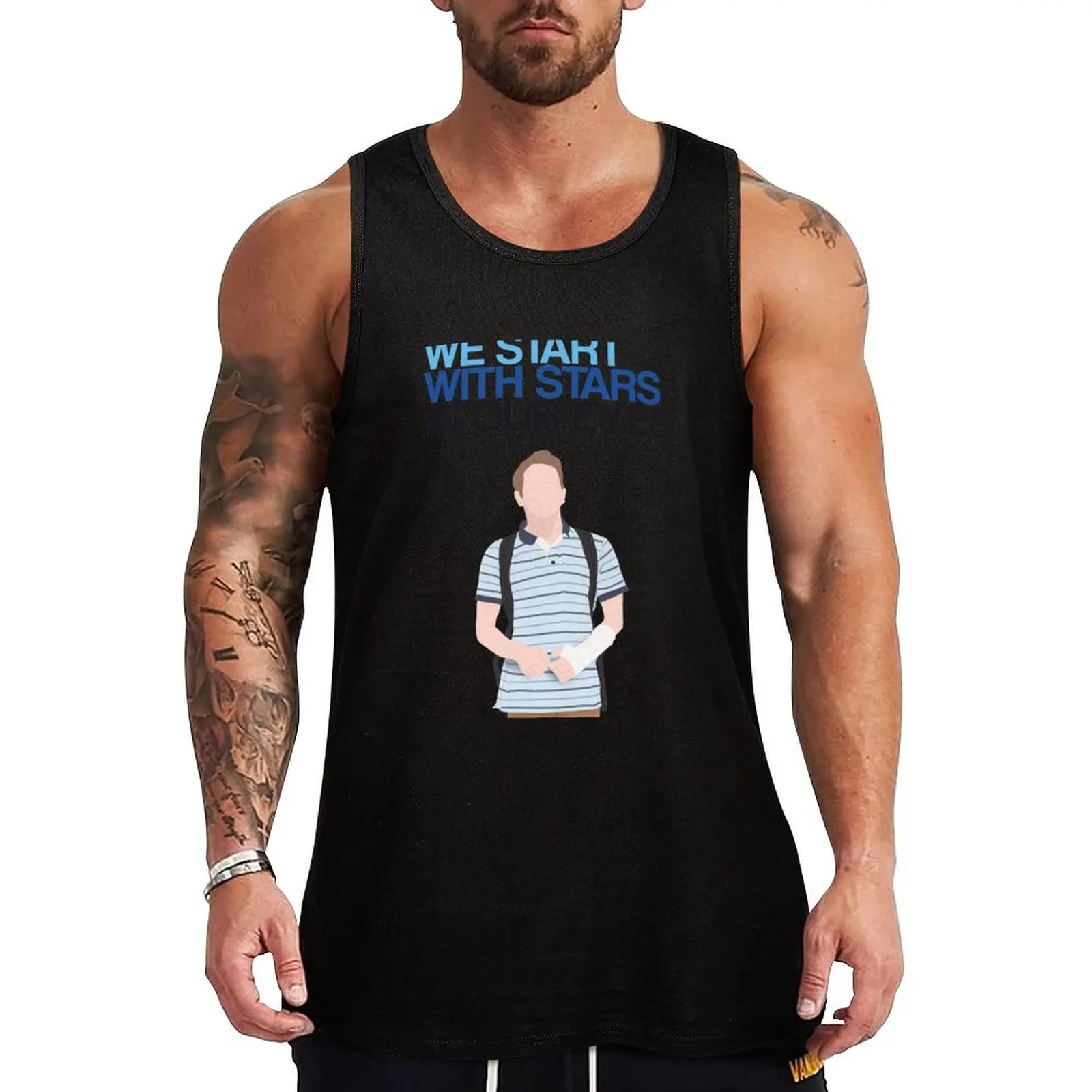 

We start Tank Top summer Men's tops gym accessories man Men's t-shirt