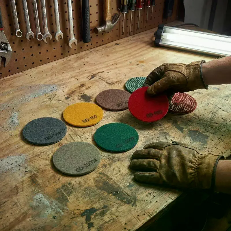 4 Inch 100mm Diamond Floor Grinding Block Polishing Pad For Grinding Concrete Cement Stone Floor