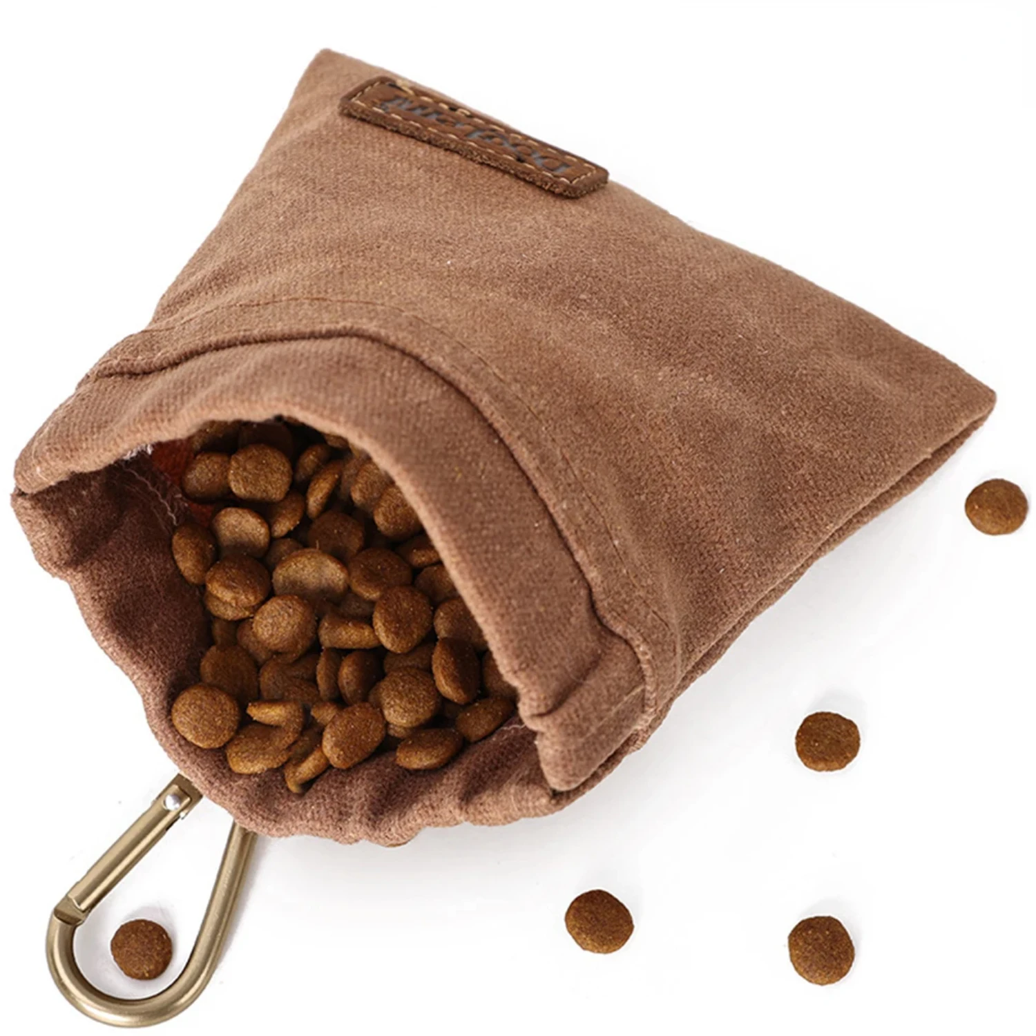 Stylish, Convenient, and Practical Premium Portable Pet Treat Bag for Puppy Training on the Go - Hands-free Easy Snack Pocket wi