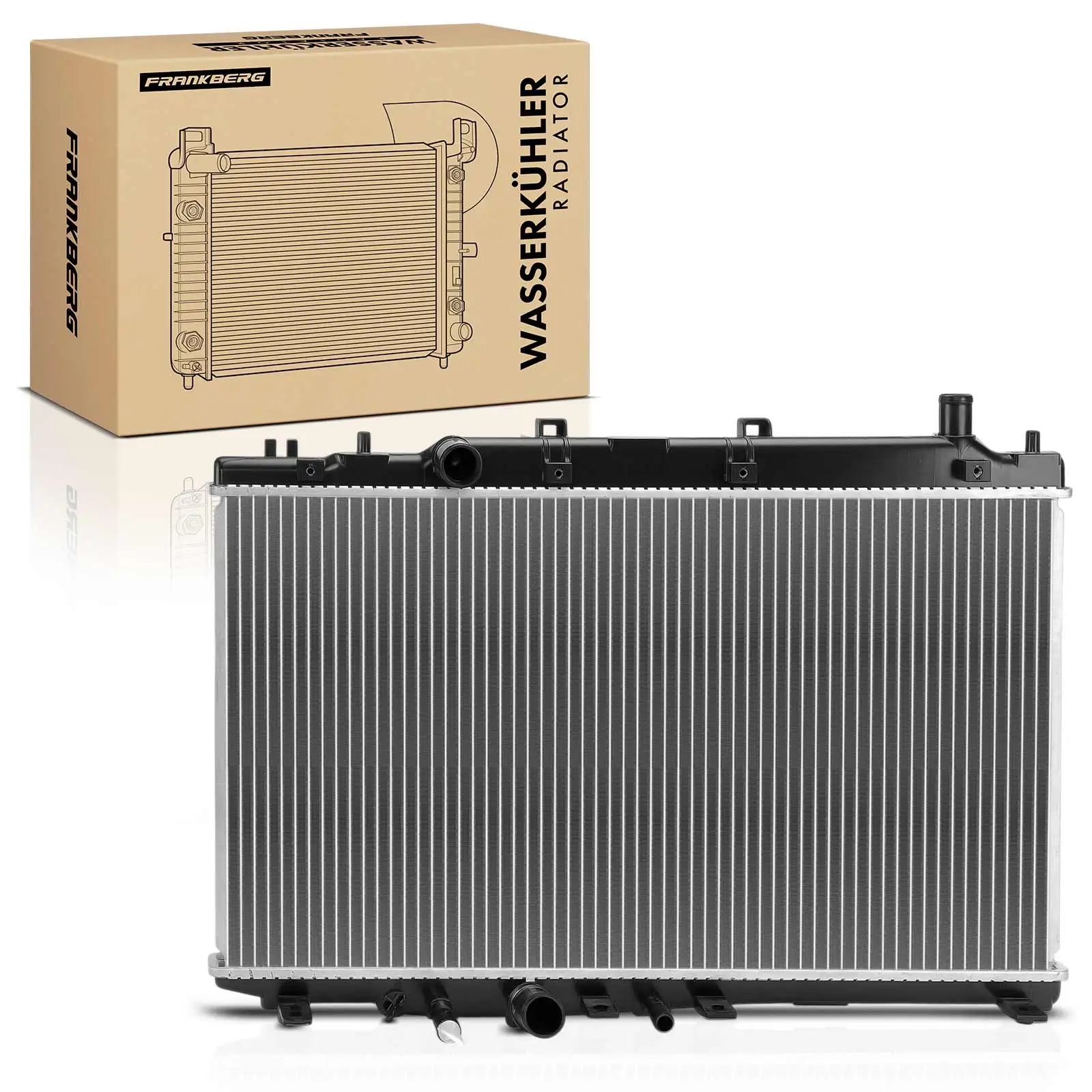 Frankberg 1x Koeler Waterkoeler Motorkoeler voor Honda HR-V RU 1.5L 2015-2019 PL083275 1901050 WH51