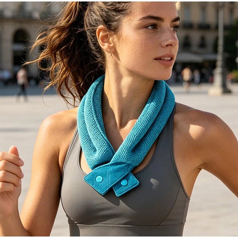 Summer Neck Cooling Wraps/Cool Towels - Hot Weather Cool Down Neck Scarf - Outdoor Cyclists Runners Gardeners Hikers Athletes