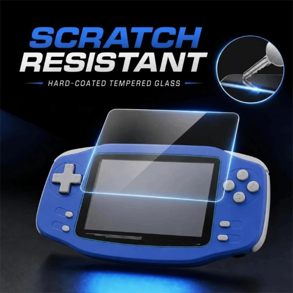 Tempered Glass Screen Protector Game Console Screen Protector Tempered Glass Full Screen Coverage Handheld Screen Protector
