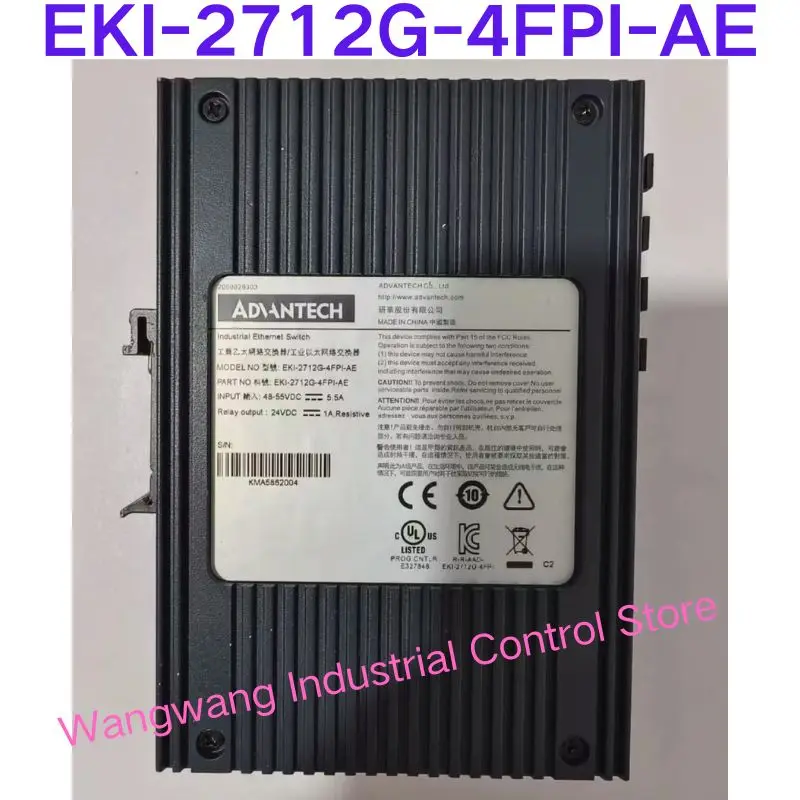 

Проверенный б/у промышленный Ethernet-коммутатор EKI-2712G-4FPI-AE, 8 портов Ethernet, 4 оптических порта