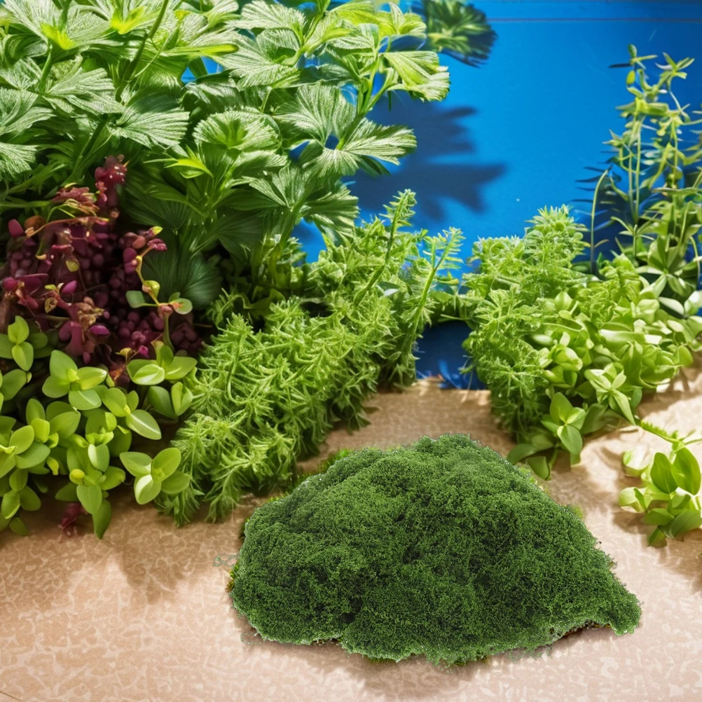 

Simulated Artificial Fake for Planters Floral Planter Filler Moss Bonsai Crafts Filler Outdoor Indoor Decor