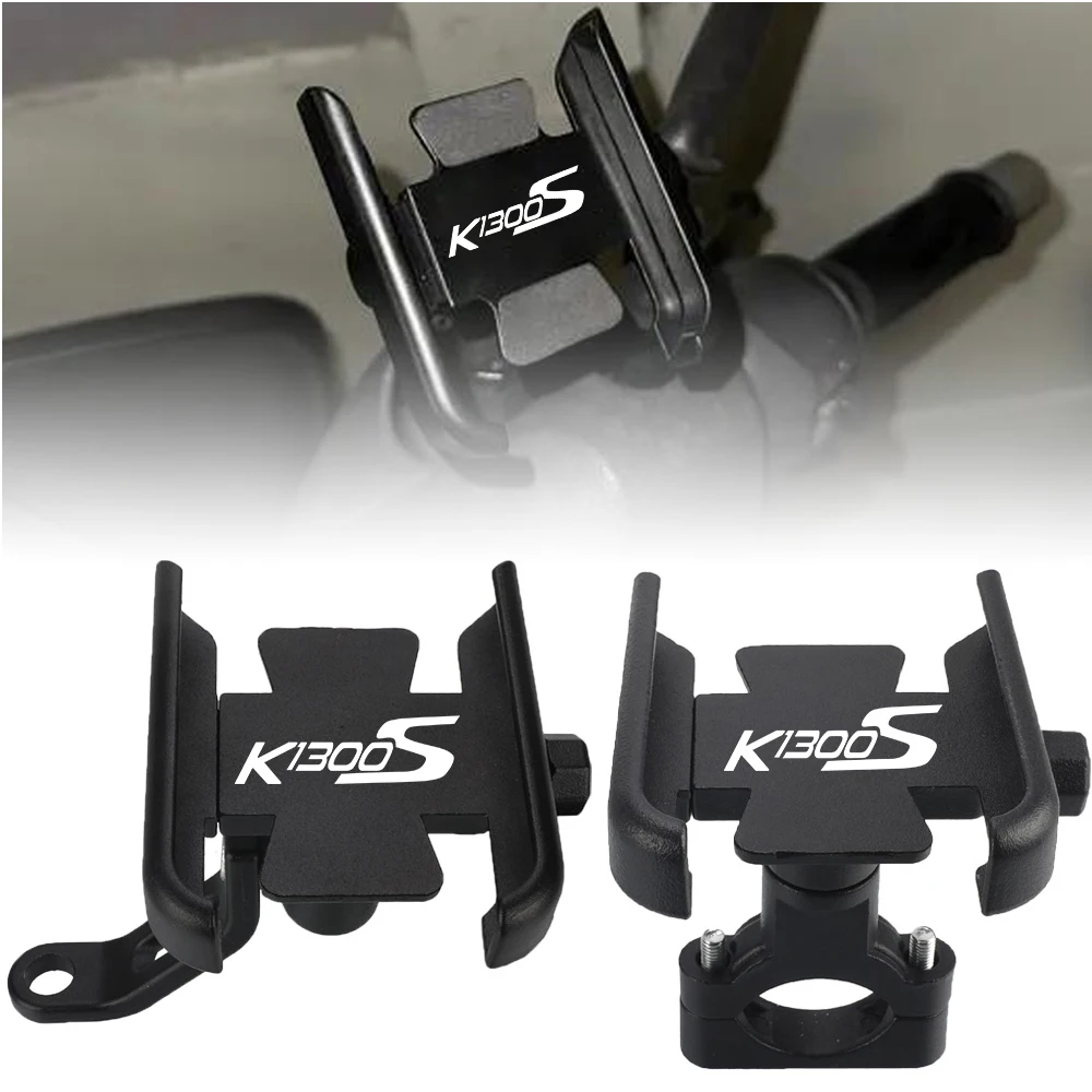

Motorcycle Accessories Handlebar Mobile Phone Holder GPS Stand Bracket For BMW K1300S K1300 S 2009-2021 2022 2023 2024 K 1300 S