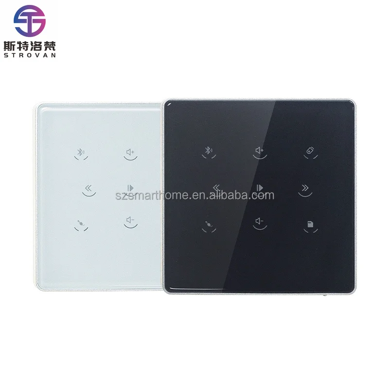 

ZXHK Mini System 4x25 Wall Amplifier for Bluetooth Music Playback and Background Music Host Plastic DVD Player