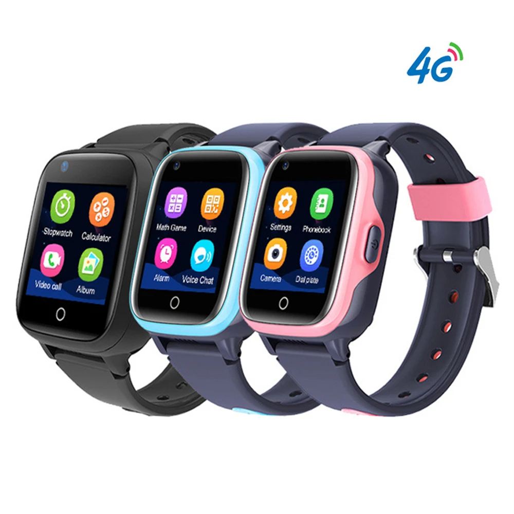 Kids GPS Watch Waterproof 4G Children Smart Watch SOS Call Smartwatch GPS LBS WIFI Tracker Wristwatch With SIM Card Slot Camera