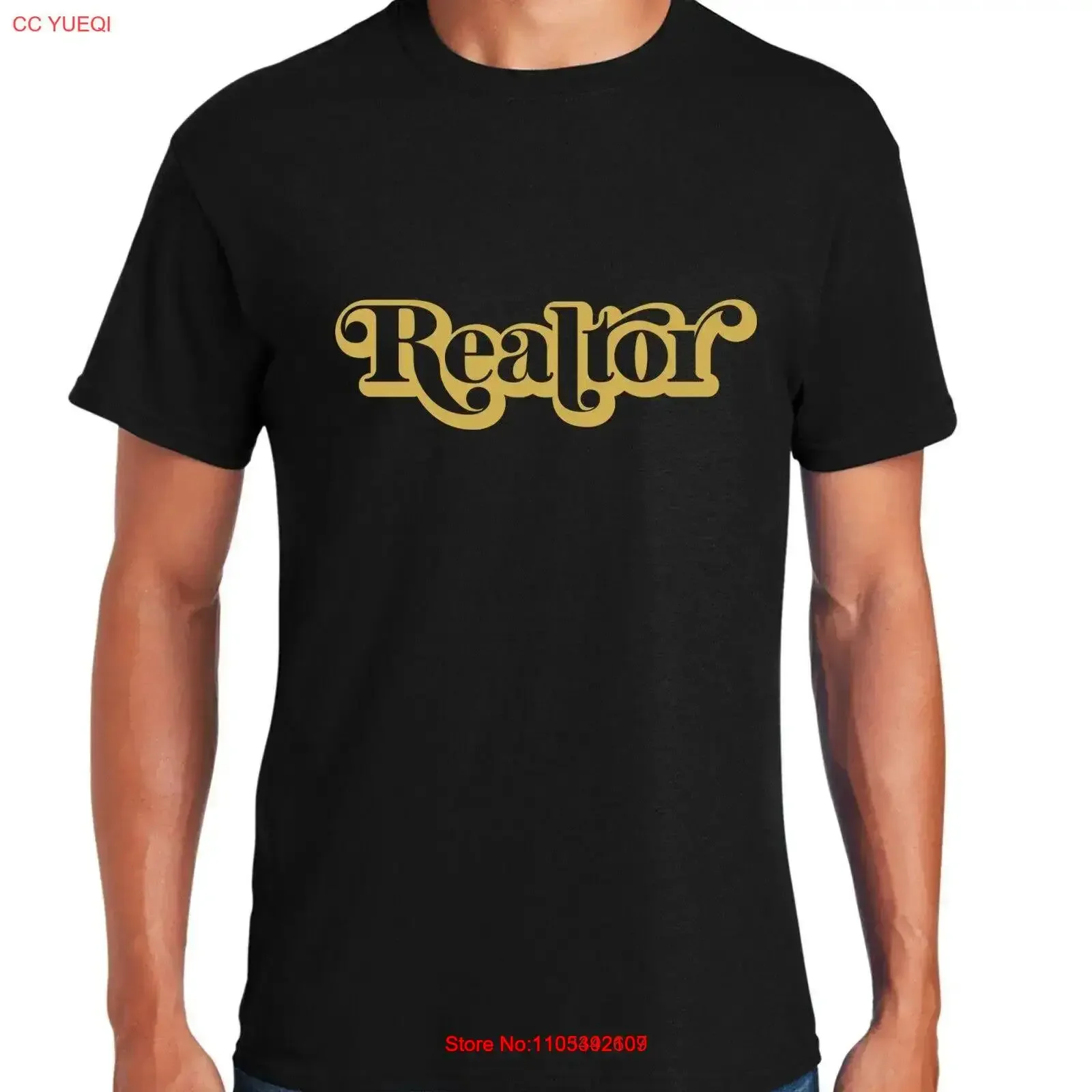 Realtor Retro T shirt Real Estate Agent  vintage Washed Stretched graphic homme Casual designer clothes Versatile Stylish
