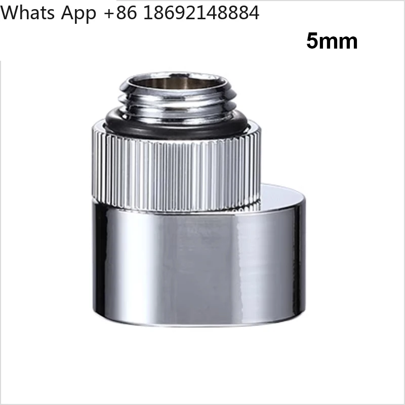 Water-cooled offset connector 5/7/14 mm offset adapter G1/4 threaded all-copper water-cooled connector