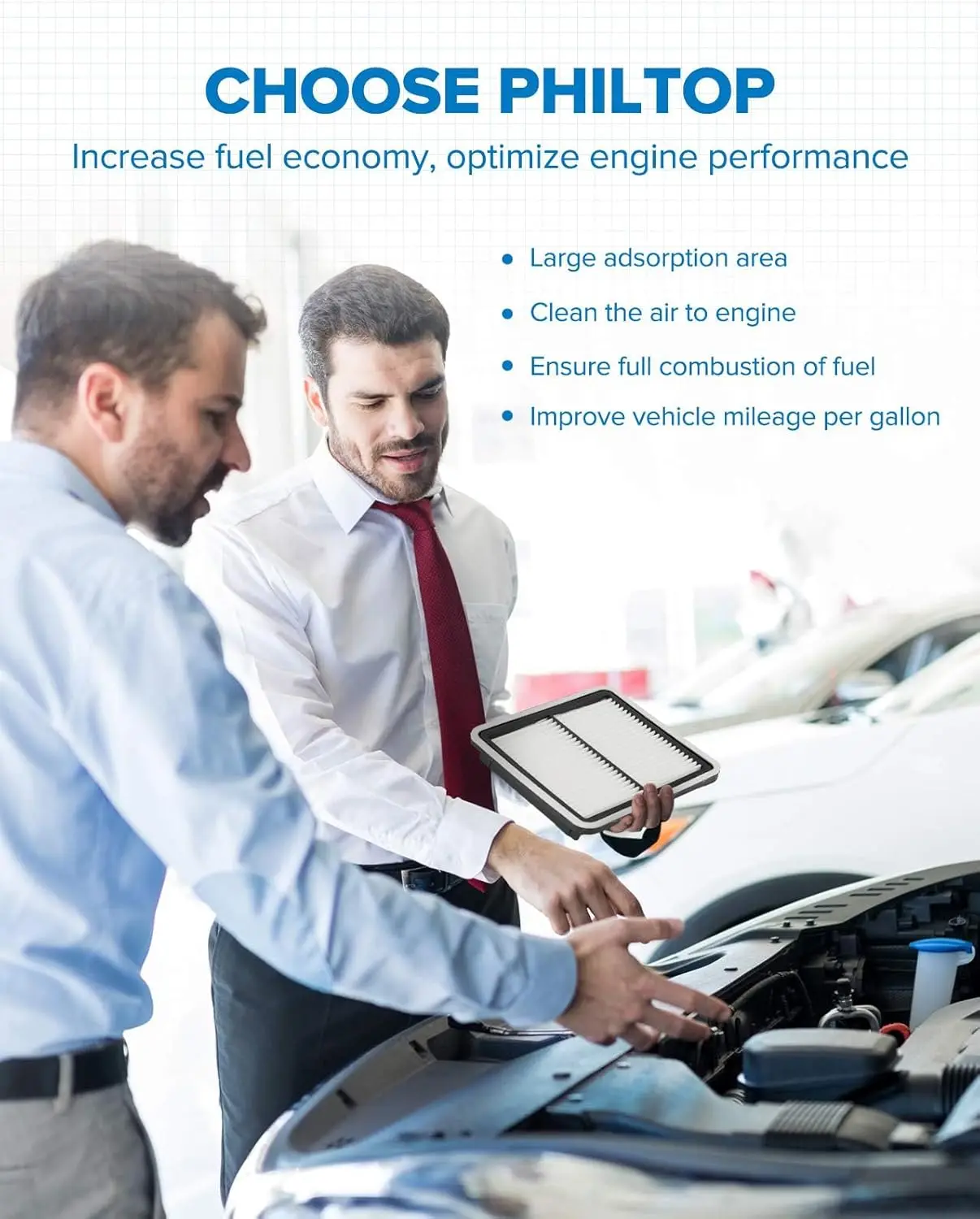 Filtro de aire del motor CA9997 de repuesto para Subaru Impreza (2008-2016), Legacy (2005-2019), Outback (2005-2019), WRX (2015-2018), F