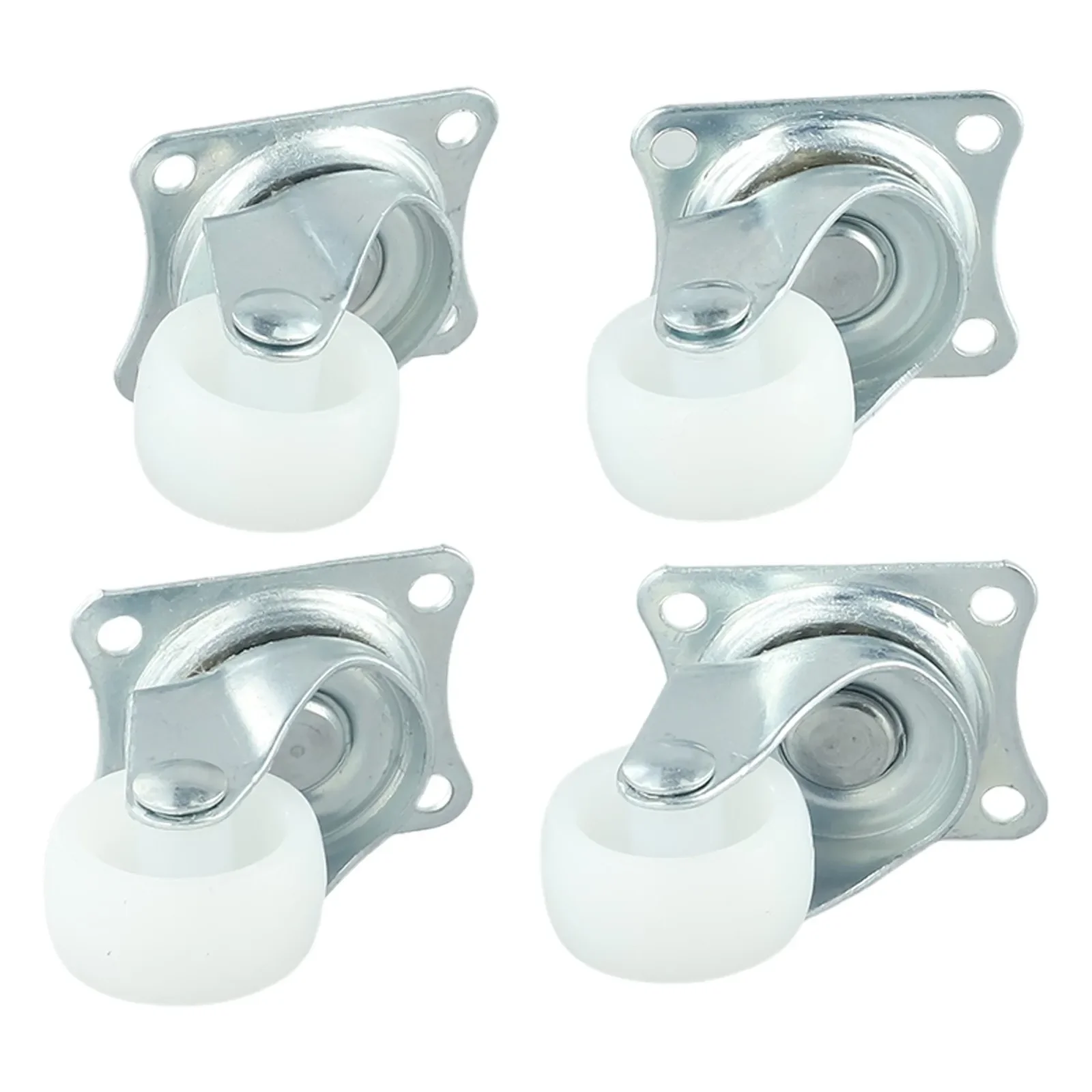 4/12Pcs Universal Swivel Casters Heavy Duty Furniture Wheel Castor Silent Trolley Wheels For Table Chair Sofa With Safety Brake