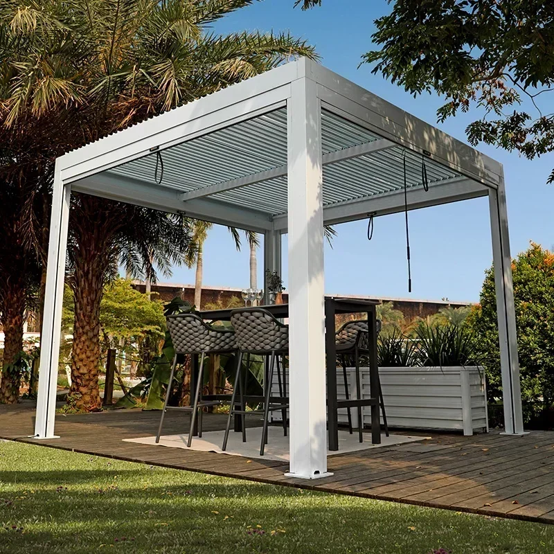 Aluminum alloy Gazebo outdoor courtyard high-end villa courtyard outdoor garden Waterproof pavilion modern Gazebo