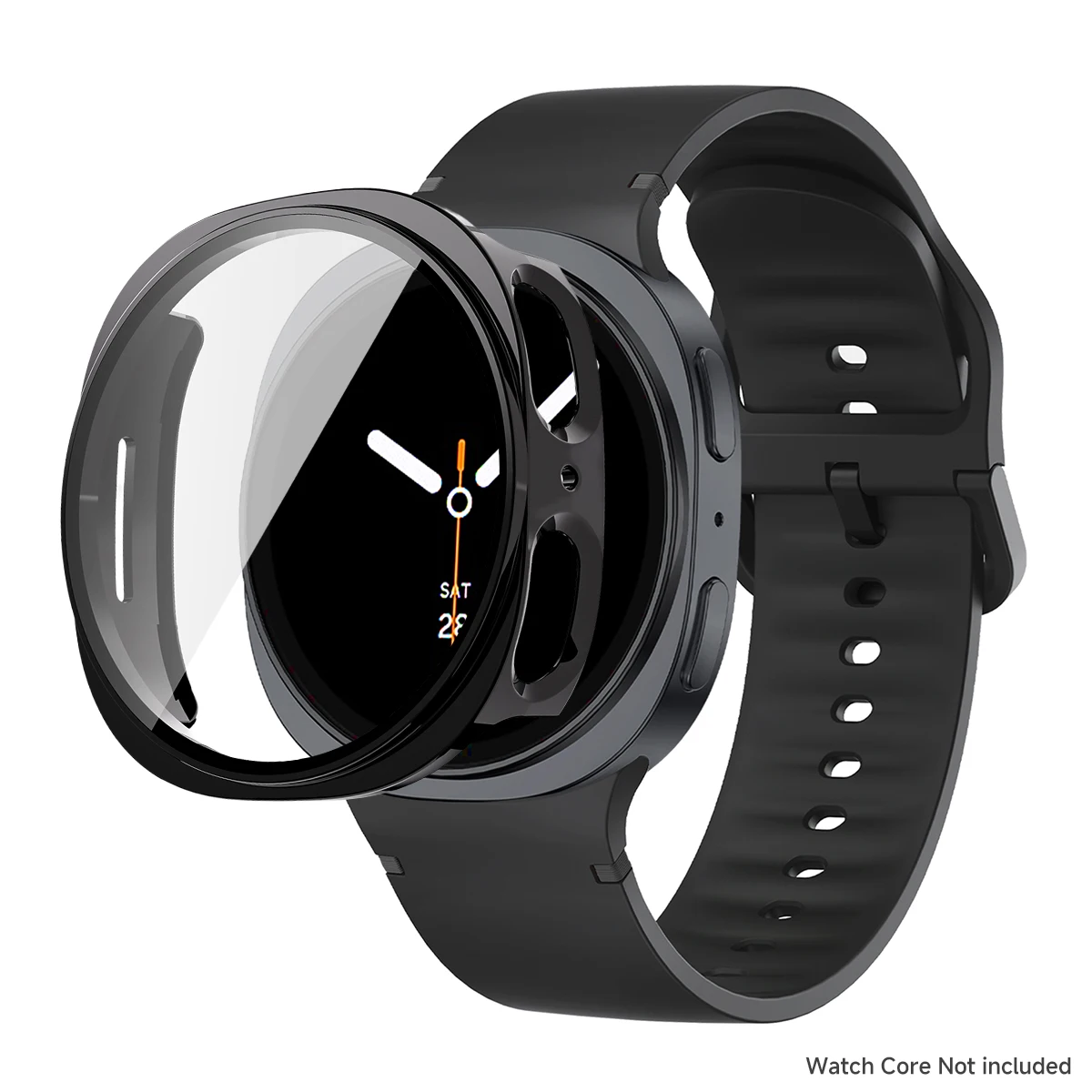 لسامسونج غالاكسي ساعة 8 44 مللي متر 40 مللي متر الفرقة + حافظة 1:1 الرياضة حزام المعصم استبدال كوريا سوار + غطاء + الزجاج غالاكسي watch8 الأشرطة