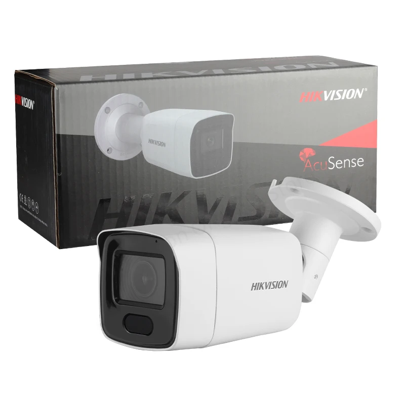 Imagem -06 - Hikvision-outdoor Night Vision Câmera ip Visão Noturna 4k Heop Segurança Ds2cd3086g2-is Alarme Porta de Áudio 8mp Darkfighter