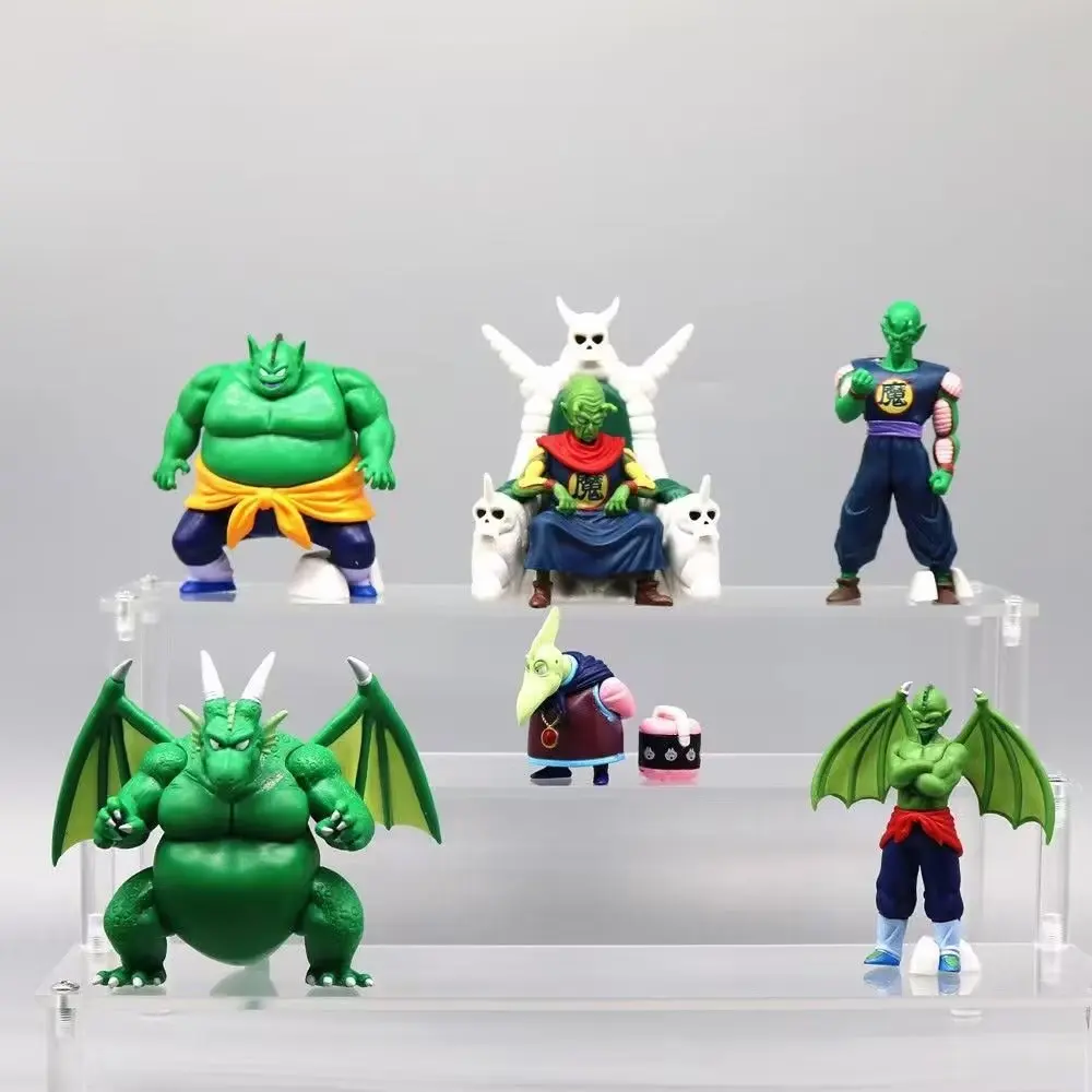 Figura de acción de Dragon Ball Z, Piccolo, Piano, tambor, platillo, 6 piezas, modelo de PVC, estatua, muñeca, adorno para habitación de colección, Juguetes