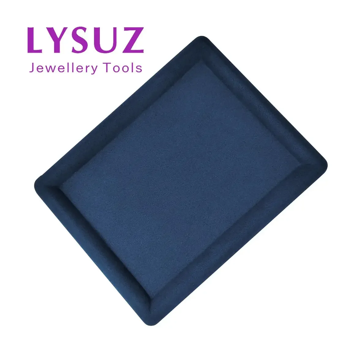 الأحجار الكريمة الماس اللؤلؤ الأزرق البليت ستوكات ارتداء مقاومة متجر المجوهرات تحديد صينية العرض #4