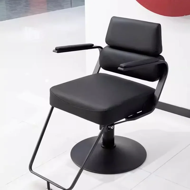 Internet celebrity barber shop chair hair salon special can lift high-end hair perm and dyeing area hair cutting chair electric