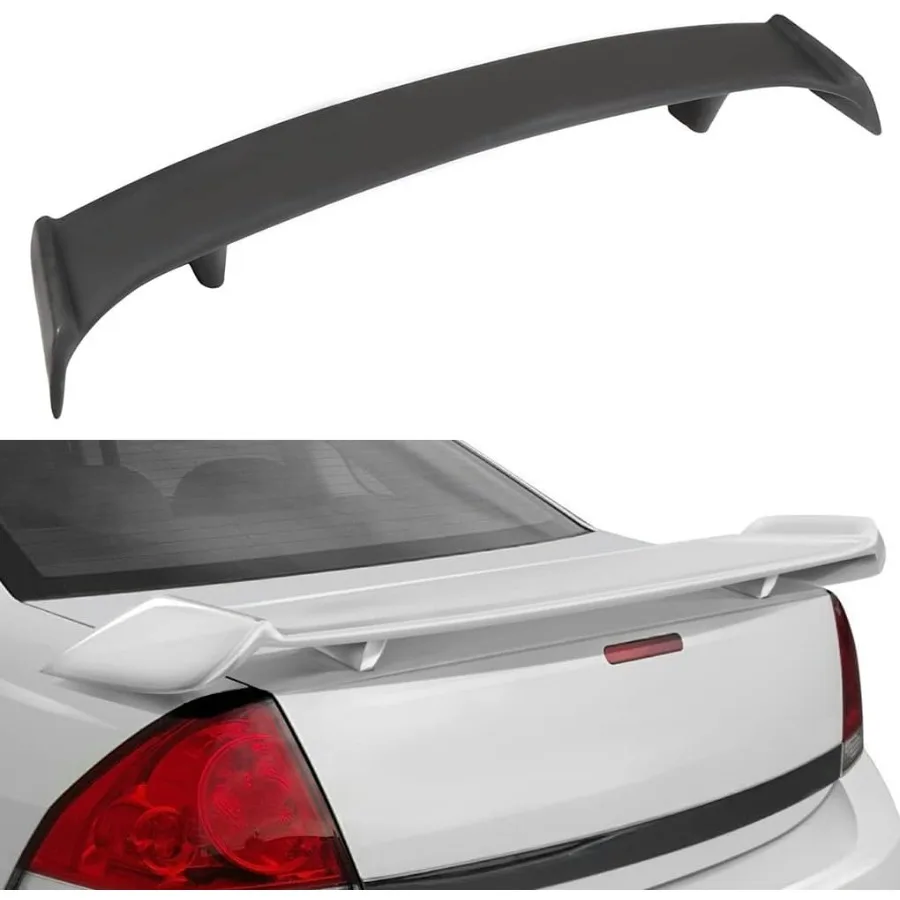 

Universal Rear Trunk Spoiler Wing with Integrated LED Brake Lights for 50 Vehicles GM Style Design Enhanced Aerodynamics and St