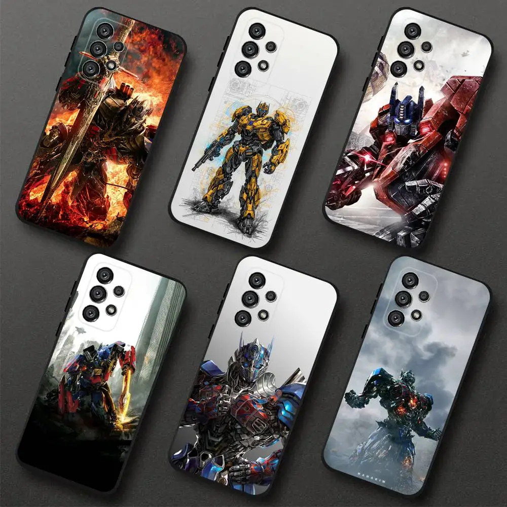 

Movie T-Transformer-ES Phone Case For Samsung S 25,24,23,22,30,21,10,9,Ultra,Plus,Lite,FE,4,5G Black Soft Case
