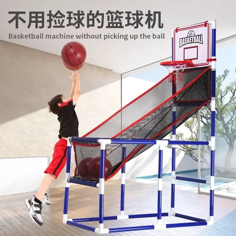 Children's large basketball shooting machine, boy wall mounted rebounding frame, indoor and outdoor sports kindergarten