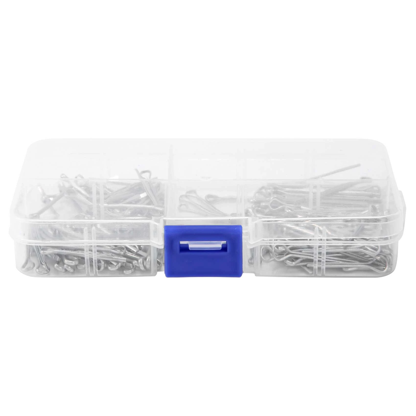 WFF 175Pc SPLIT PINS Cotter Fixings Set Assorted Sizes Zinc Plated Steel Hard Case