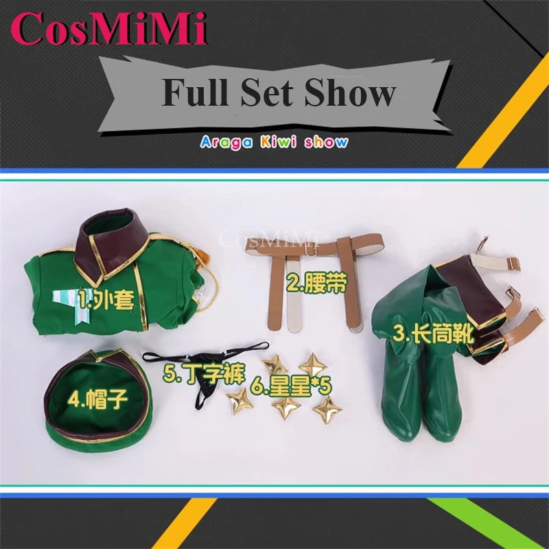 CosMiMi Araga Kiwi Cosplay Anime Gushing Over Magical Girls Costume Lovely Sweet Green Uniform Carnival Party Role Play Clothing