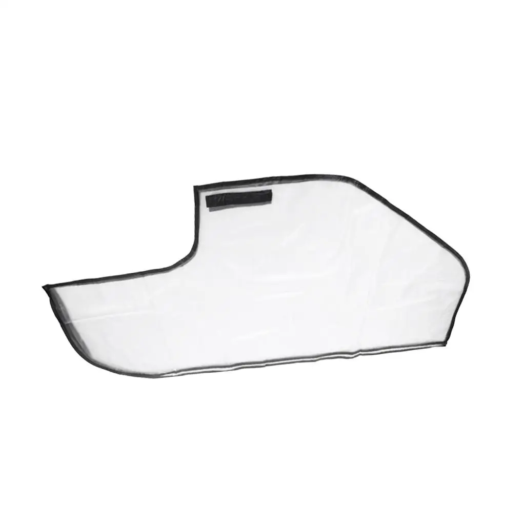 

Transparent Waterproof Golf Bag Trolley Cart Bag Zipper Rain Cover Protector