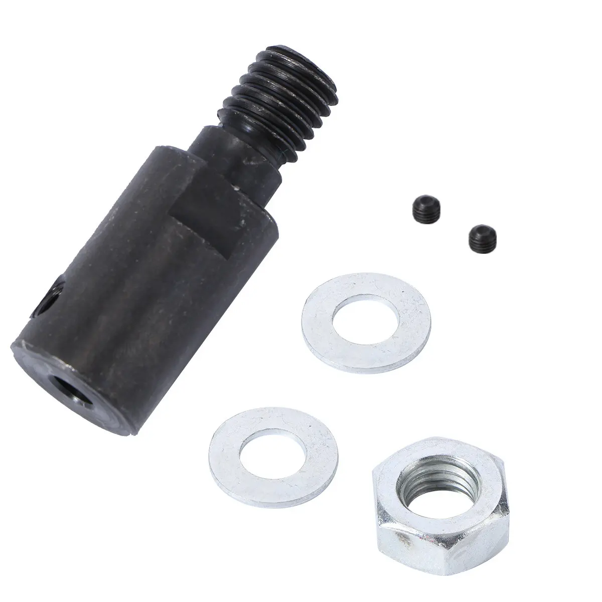 1Pcs M10 5Mm Bore Chuck Axle Coupler Sleeve for Motor Shaft Micro Saw Assembly Stress Absorbing Coupling Shaft Productivity