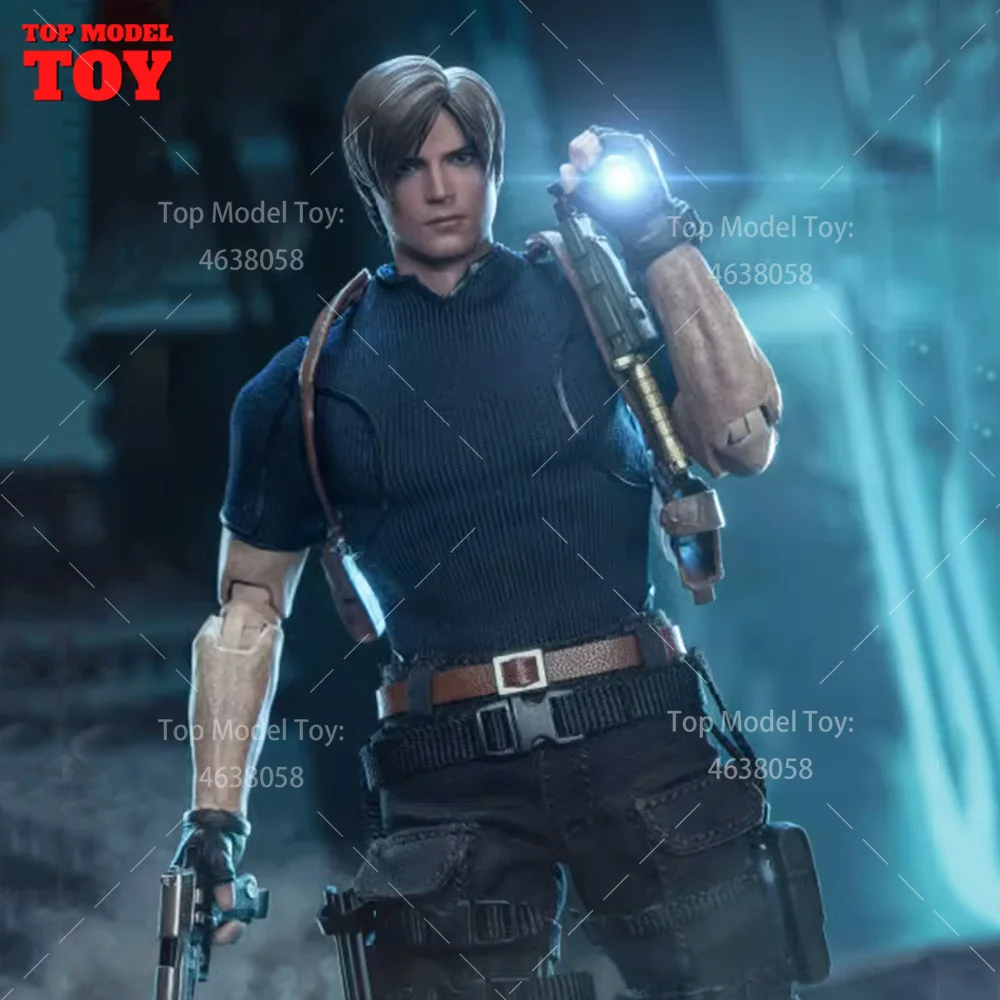 Patriot Studio 1/12 RPD Police Officer Leon Kennedy Action Figure Movable Model 6‘’ Male Soldier Doll Set for Collection