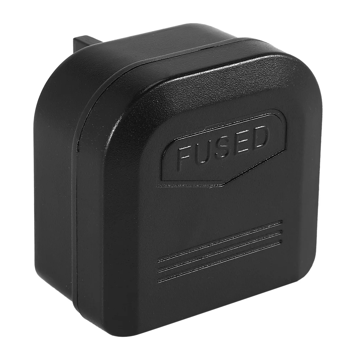 Euro 2 Pin To 3 Pin Converter Plug Adapter Black