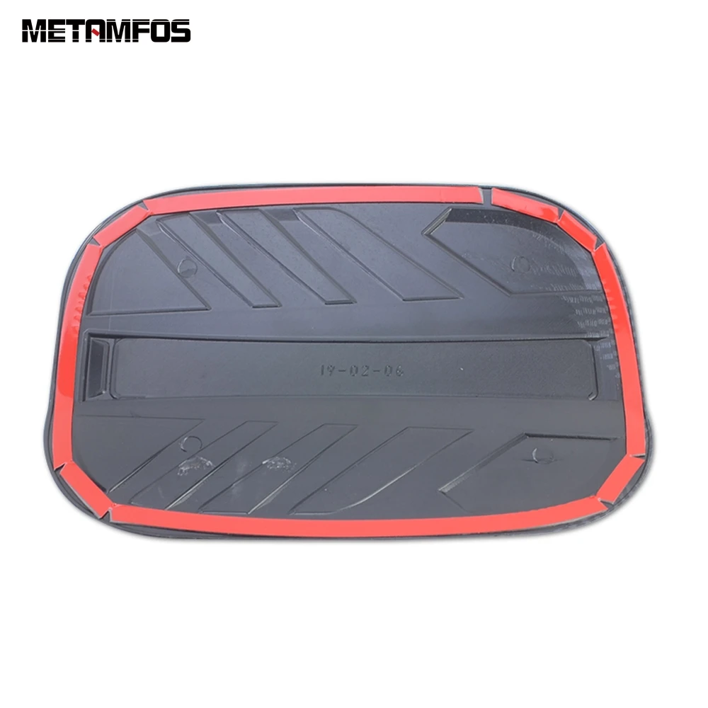 Fuel Tank Cap For Hyundai Santa Fe 2019 2020 2021 2022 Carbon Fiber Oil Filler Cover Trim Bezel Sticker Accessories Car Styling
