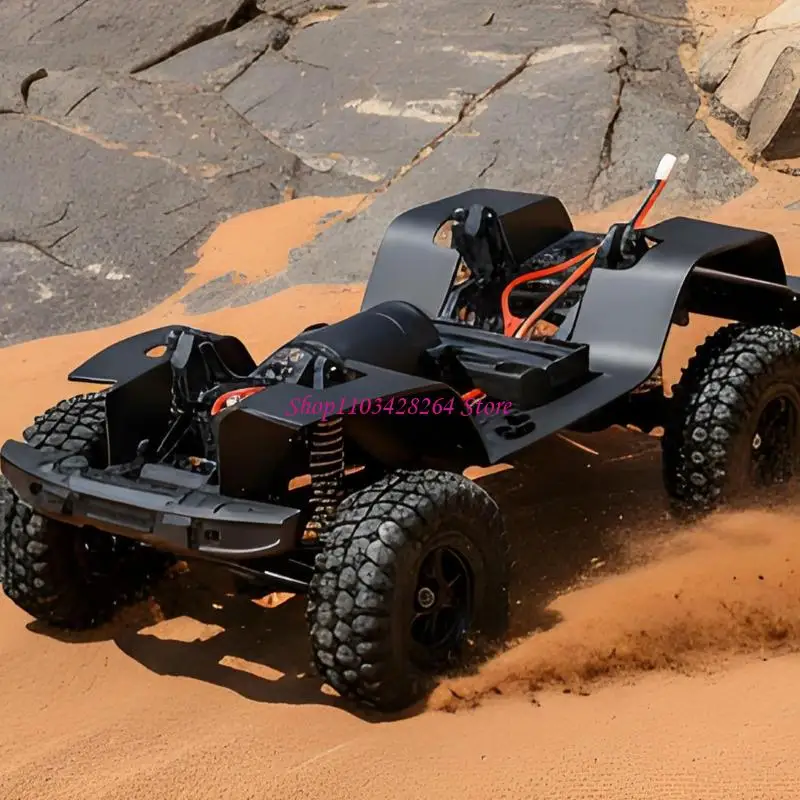 Shock Resistant Bottom Plate with 155mm Axles Space Suitable for 1/18 Crawlers