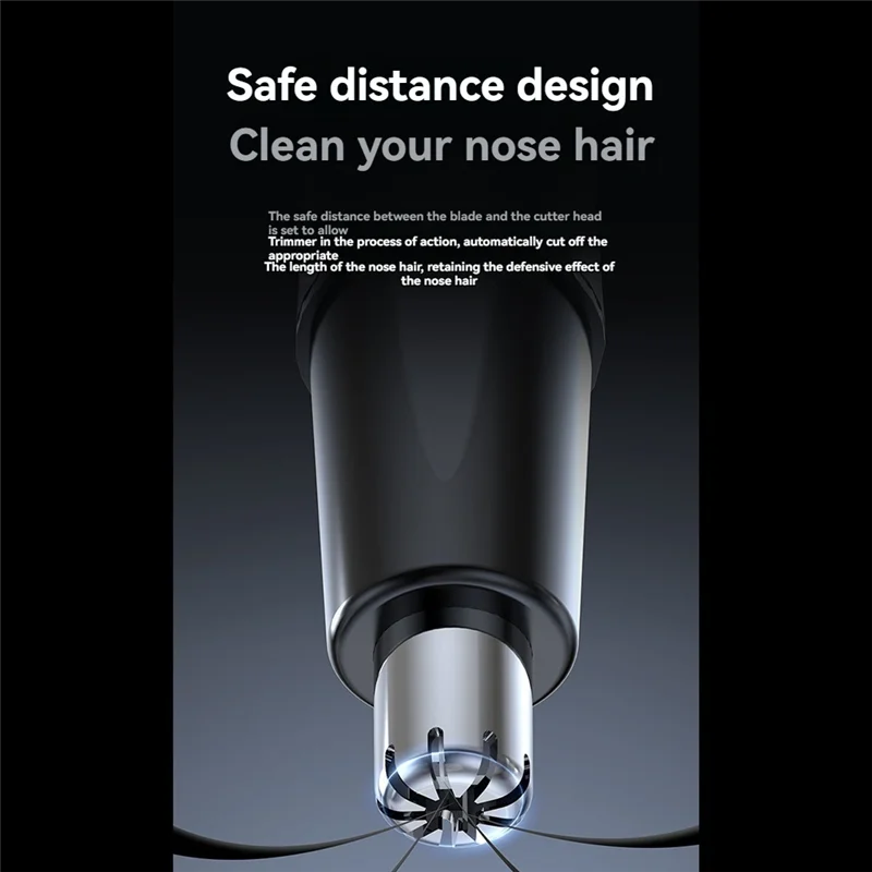 Electric Nose Hair Trimmer, Automatic Washable Trimmer, Efficient And Safe, Compact Design For Travel-A77G