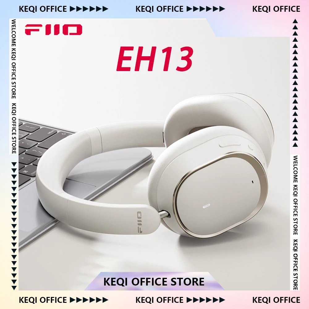 

FiiO EH13 Wireless Noise Cancelling Headphones, 45H Playtime,Hybrid ANC Bluetooth Over-Ear Headphones,Headphones for Travel/Game