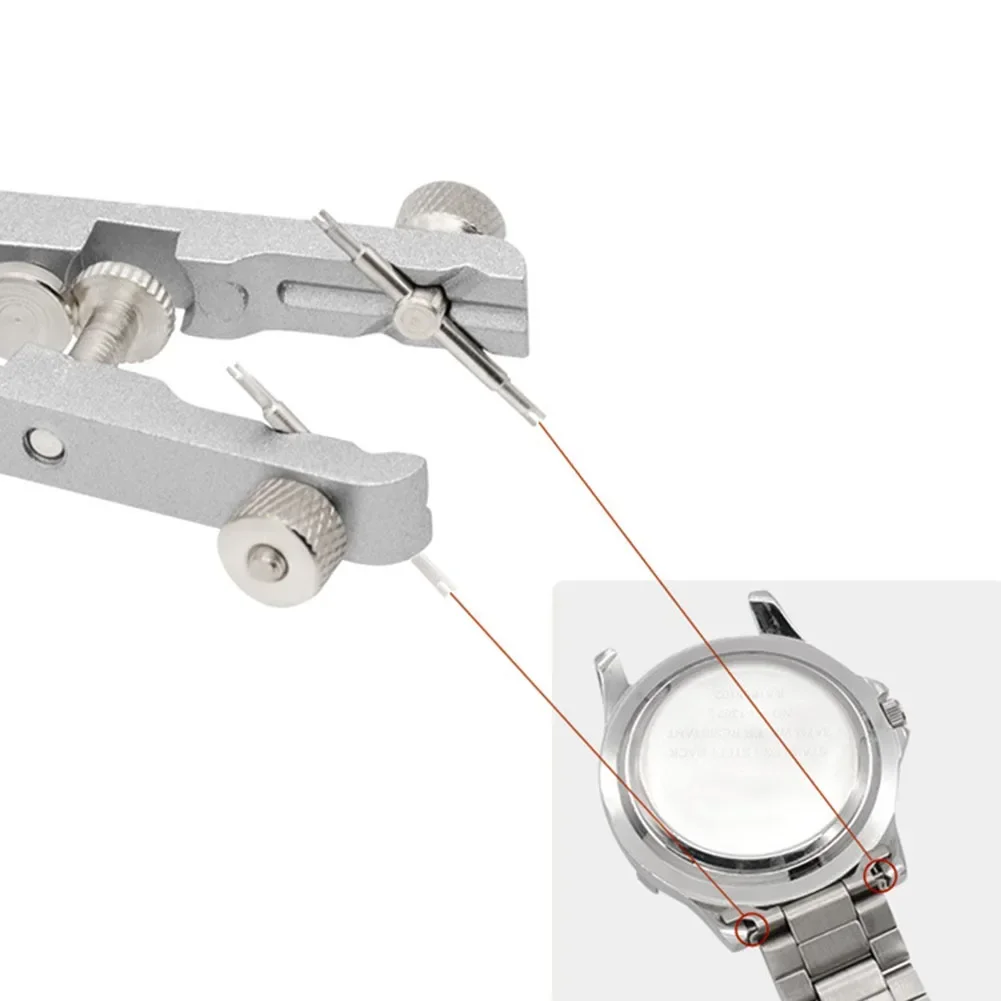 1pc Watch Pliers Watch Spring Bar Plier Tool Kit Tweezer Removal Strap With Screw Adjustment Length Size Replacement Repair