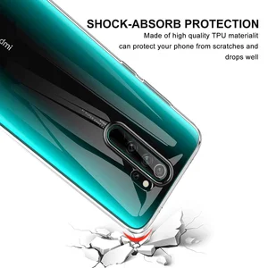 Casing Ponsel Tahan Guncangan Bening untuk Xiaomi Redmi Note 8 Pro 8 8A 9 9S 9T 9A 9C 10 10S 11 Pro Penutup Belakang Transparan Silikon Lembut 10 sampul belakang redmi 8 penjualan terbaik - №