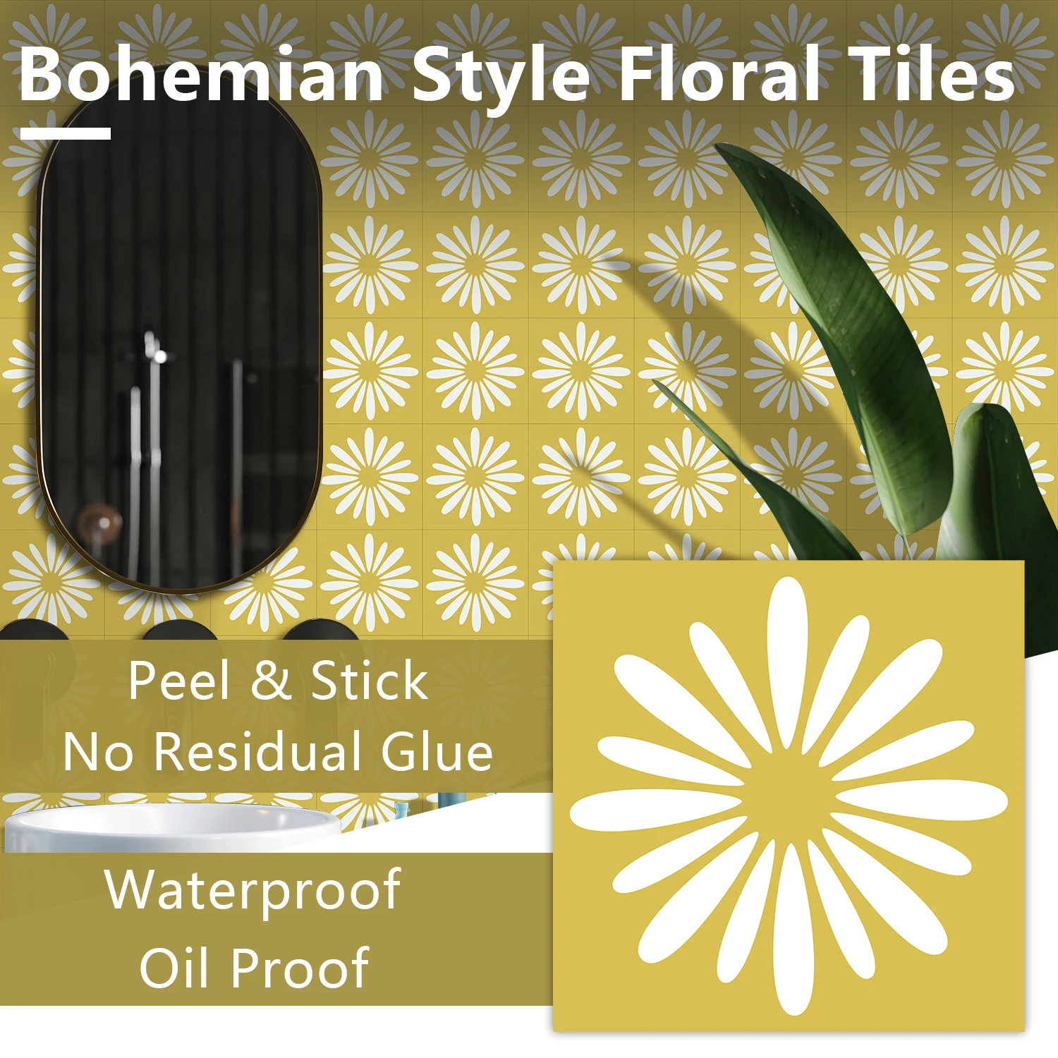 10Pcs/Set Yellow Da…