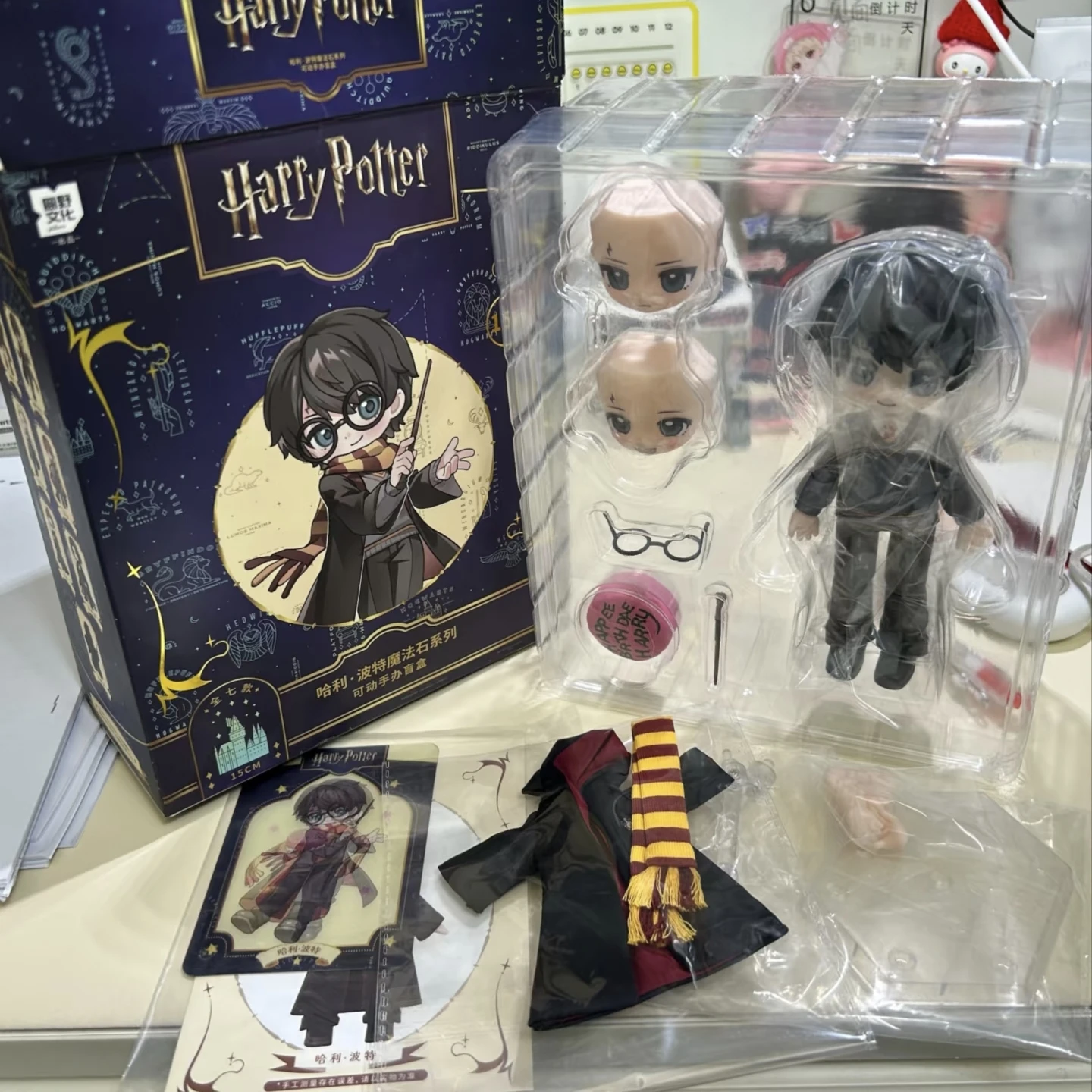 Instock Harry Potter The Sorcerer'S Stone Serise Action Figure Hermione Movable Dressup Collection Home Ornament Toy  Gift