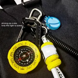 1pc High-Precision Waterproof Luminous Compass Portable ABS Material Directional Guide Sports Off-Road for Hiking,Camping