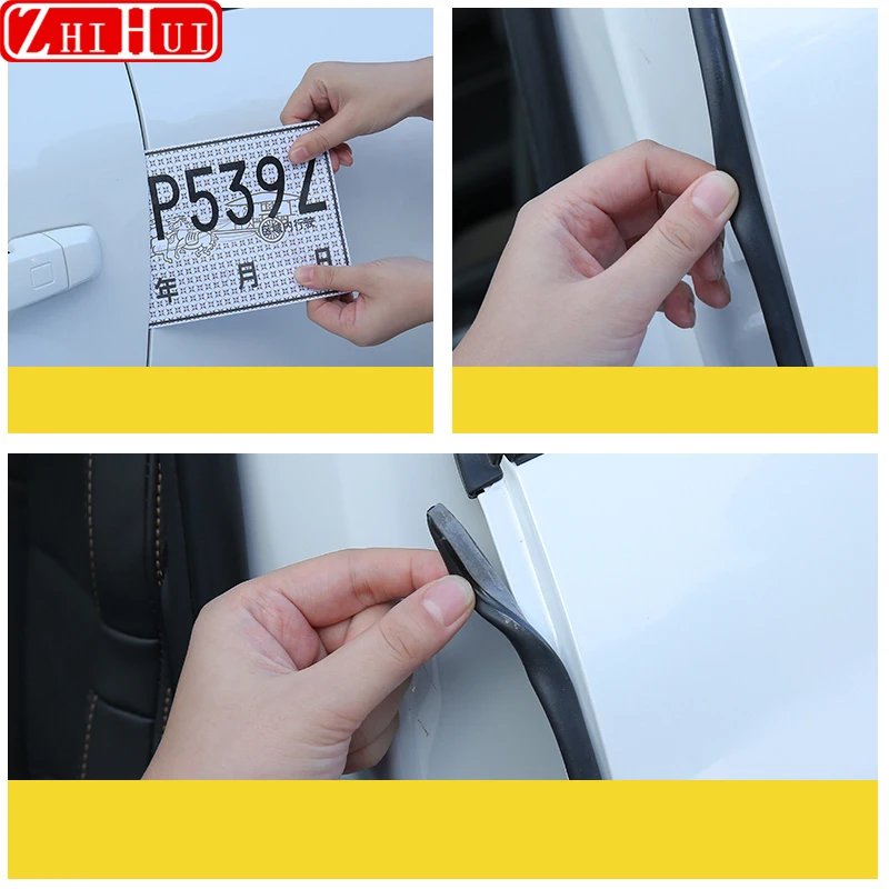 For Haval Dargo I 2022-2024 1st Gen Car Sealing Strip Door Engine Sound Insulation & Dustproof Rubber Strip Interior Accessories