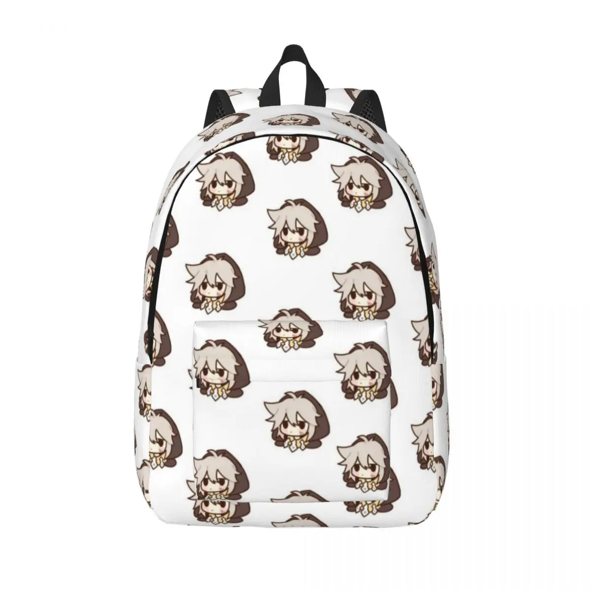 Tartaglia Childe Genshin Impact Backpack for Men Women Fashion High School Hiking Travel Daypack Laptop Canvas Bags Outdoor